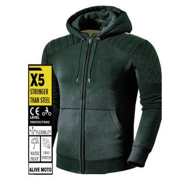 LADY PREMIUM CLASSIC ARMY GREEN MC HOODIE