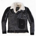 Bobber premium reager nubuck black jacket