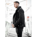 Bobber premium reager nubuck black jacket