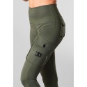 SHAPELAB CARGO ARMY GREEN CASUAL TIGHTS LEGGINGS