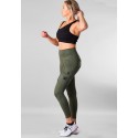 SHAPELAB CARGO ARMY GREEN CASUAL TIGHTS LEGGINGS