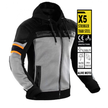 PREMIUM RETRO HD MESH MOTORCYCLE HOODIE (CE 17092:2020)