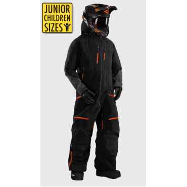 JUNIOR KID SNOWPEAK ORANGE OVERALL SNOWMOBILE 