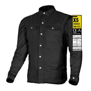 PREMIUM CASUAL FLANNEL MC FULL BLACK SHIRT (CE 17092 )