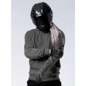 LADY BANDIT URBAN CE SEMI KEVLAR GREY MC HOODIE