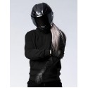 Lady bandit urban ce semi Kevlar motorcycle black hoodies