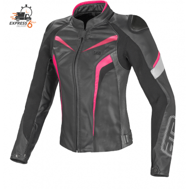 LADY PINK PROSPECT MOTORCYCLE LEATHER JACKETS