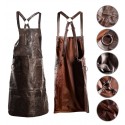 PREMIUM LEATHER VINTAGE  BROWN APRON