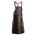 PREMIUM LEATHER VINTAGE  BROWN APRON