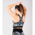 SHAPELAB LEODINA BLACK SPORTS TOP