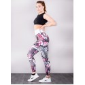 SHAPELAB SAVANNAH HIBISCUS LEGGINGS
