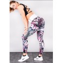 SHAPELAB SAVANNAH HIBISCUS LEGGINGS