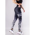 SHAPELAB SPIRIT BLACK STRAPS LEGGINGS