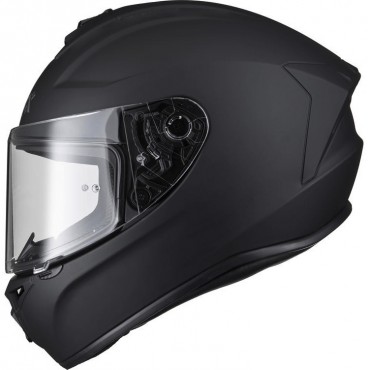 SHOX SNIPER EVO MATT BLACK H-PRO 2 MC HELMET
