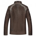Supreme av8 saint shearling brown winter leather jacket