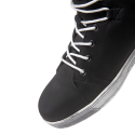Urban rider black nubuk waterproof motorcycle sneakers