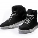 Urban rider black nubuk waterproof motorcycle sneakers