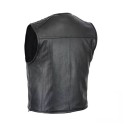 Horizon Cruiser black motorcycle leather vest