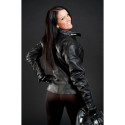LADY LEATHER MOTORCYCLE  JACKET 