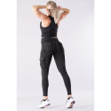 SHAPELAB CARGO BLACK CASUAL TIGHTS LEGGINGS 