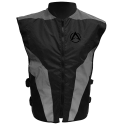 Black reflex black reflex motorcycle vest