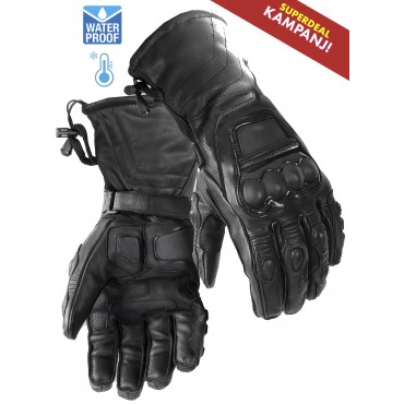 Blackops winter motorcycle leather gloves
