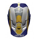 AXXIS MX803 WOLF BANDIT C3 AMARILLO MATT CROSS HELMET