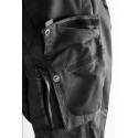 PREMIUM DYNATECH BLACK MOTORCYCLE ALL-WEATHER PANTS