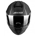 ECE 22-06 AXXIS HAWK MATT BLACK SOLVISIR MC HELMET