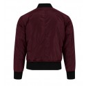 KEVLAR MAROON BOMBER TEXTILE JACKET