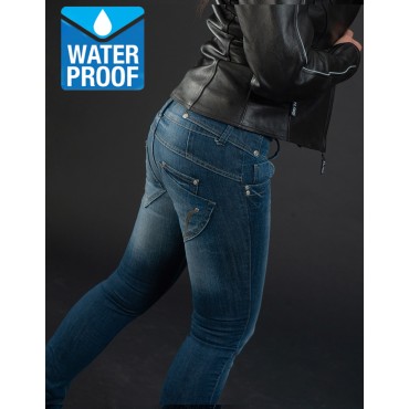 LADY COMMANDER ORIGINAL BLUE MOTORCYCLE JEANS (CE 17092)