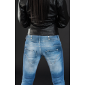 LADY COMMANDER SKYBLUE MOTORCYCLE JEAN (CE 17092)
