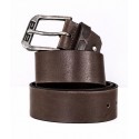 Motorcycle Leather Belt Brown