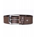 Motorcycle Leather Belt Brown