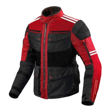 ROADWAY CAMBO RED/BLACK MOTORCYCLE TOURING JACKET
