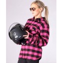LADY MC PREMIUM  CASUAL FLANNEL  PINK SHIRT (CE 17092)