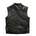 Premium City biker leather vest