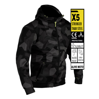 MC PREMIUM CAMO GREY CE 17092:2020 WATERPROOF HOODIE