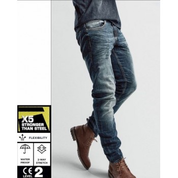 CRUISER DIRTY BLUE MOTORCYCLE DENIM MEN'S JEAN (CE 17092)