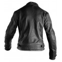 LADY BANDIT 92X DISTRESSED BLACK GOAT NAPPA CE PREMIUM MOTORCYCLE LEATHER JACKET