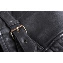 LADY BANDIT 92X DISTRESSED BLACK GOAT NAPPA CE PREMIUM MOTORCYCLE LEATHER JACKET